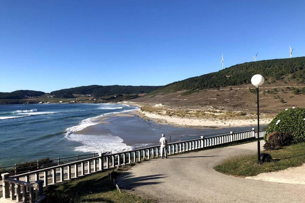Junto Camino De Santiago,1ª Linea De Playa Apartment Finisterre Exterior foto