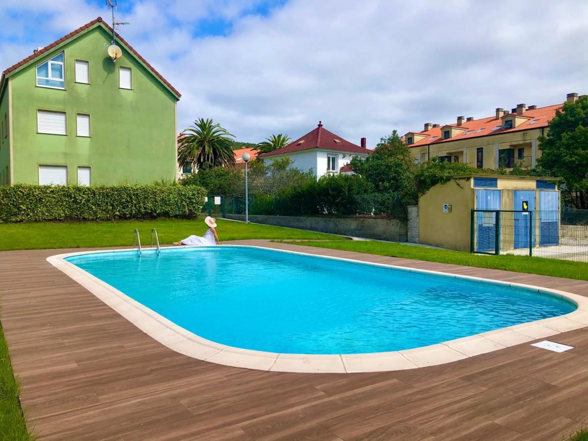 Junto Camino De Santiago,1ª Linea De Playa Apartment Finisterre Exterior foto
